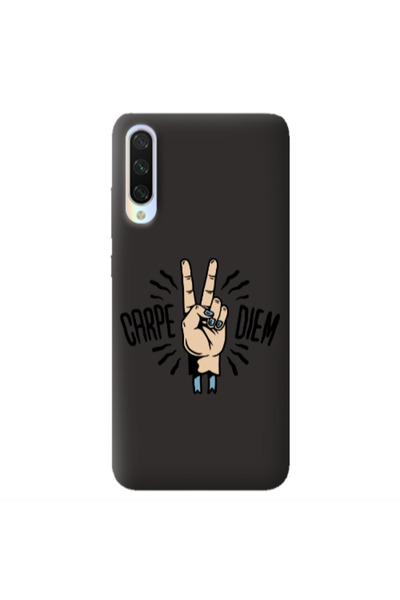 Other Xiaomi Mi 9 Lite Carpe Two Diem Black Colored Silicone TPU Θήκη