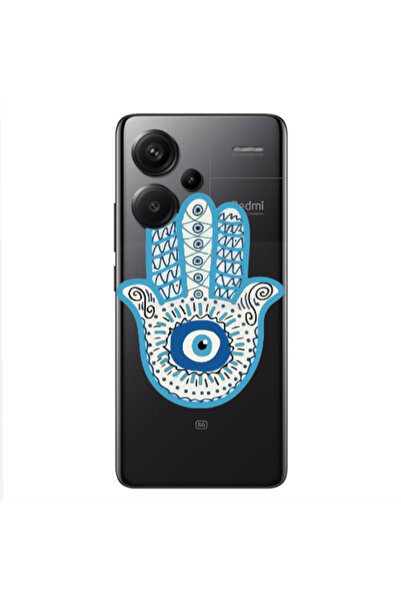 Other Xiaomi Redmi Note 13 Pro+ 5G Evil eye bead in hand Transparent Silicone...