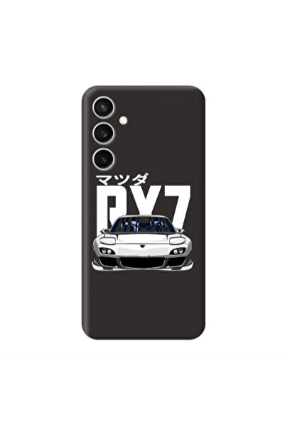 Other Samsung S24 Plus Car Rx7 Black Colored Silicone TPU Θήκη