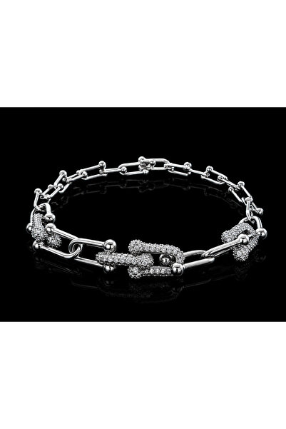VELORA Brățară Damă din Argint 925 Model Tiff, 17 cm, 11.5 g, Zirconiu Premiu...