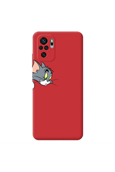 Other Xiaomi Redmi Note 10S Tom 1 Red Colored Silicone TPU Θήκη