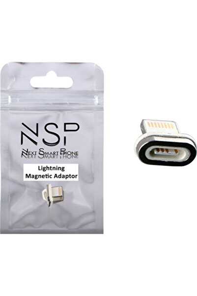 NSP Μαγνητικό για βύσμα NSC01 Lightning αρσενικό Ασημί (8228612)