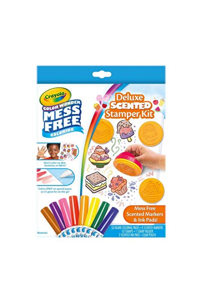 Crayola مجموعة أدوات الختم المعطرة الفاخرة من كولور ووندر