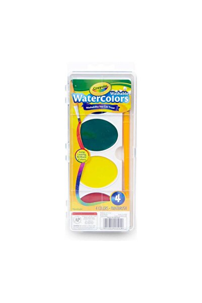 Crayola 4 Ct. Jumbo Pans With Plastic Handled Brush