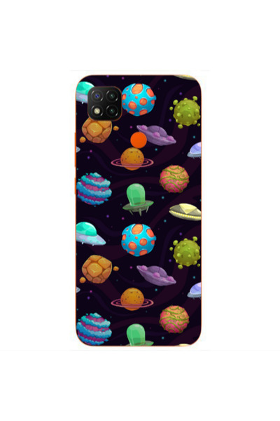 Other Xiaomi Redmi 9c Spacecraft Transparent Silicone TPU Θήκη