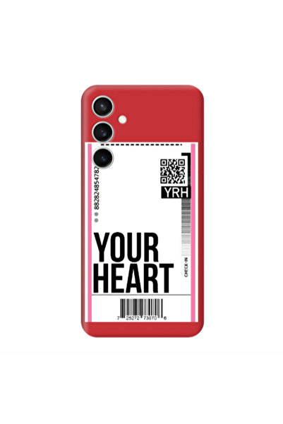Other Samsung S24 Plus Your Heart YRH Red Colored Silicone TPU Θήκη