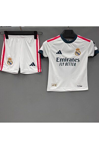 BYSPORTAKUS Real Madrid 2026/27 Kylian Mbappe İç Saha Çocuk Forması (2026)