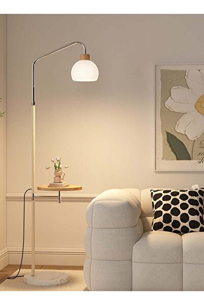 ONELİGHT LED French Retro Living Room Sofa Floor Lamp 3-Color Variable Light ...
