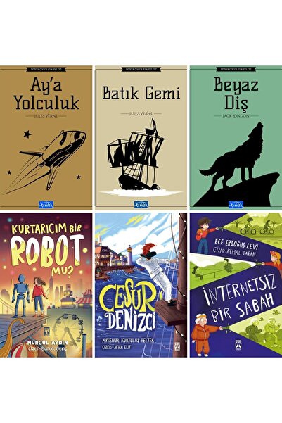 Timaş Çocuk ORTAOKUL 4.5.VE 6.SINIF Kurtarıcım Bir Robot Mu?, Cesur Denizci,İ...