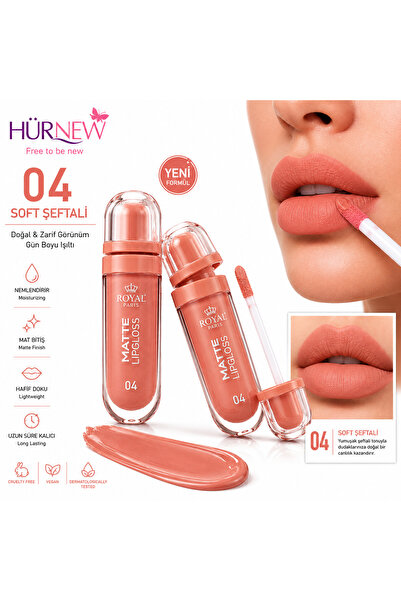 Genel Markalar HÜRNEW MATTE LİPGLOSS RUJ 04