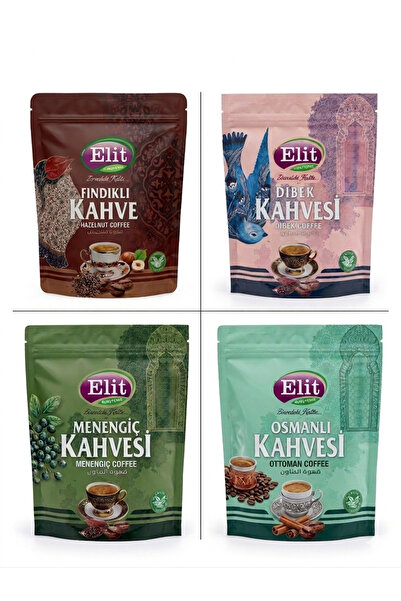 Elit Kuruyemiş 4*180Gr | Kahve | Osmanlı Dibek Menengiç Fındıklı | Mağazadan ...
