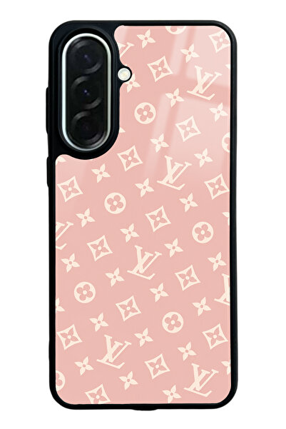 Spoyi Samsung A37 Pink LV Tasarımlı Glossy Telefon Kılıfı