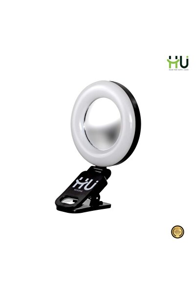 HU HAPPY USER Portable LED + RGB Fill Light with 3 Color Modes & 180° Rotation