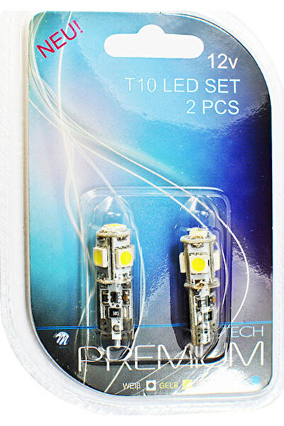 M-TECH Λάμπες Αυτοκινήτου & Μοτοσικλέτας W5W Canbus LED 12V 2 τεμάχια