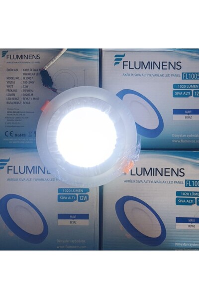 FLUMİNENS LED SPOT ÇİFT RENK 12W 2 ADET