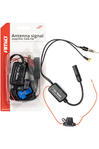 AMIO Antenna Signal Amplifier 12v Dab Fm 1 Pc 04134 Code: 04134