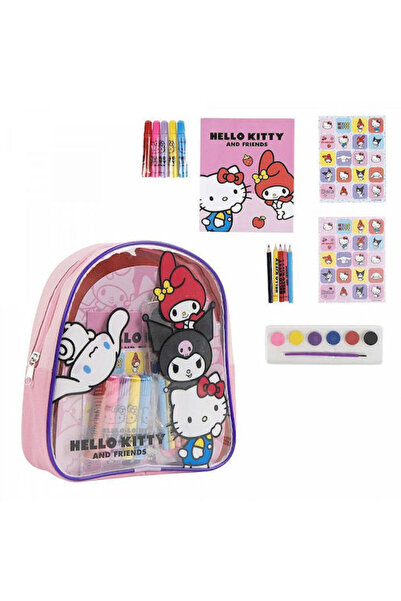 Cerda Hello Kitty Σχολική Τσάντα Πλάτης Δημοτικού, Ροζ, Κωδικός: 2700001597