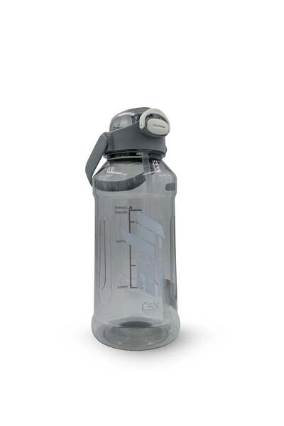 Generic Premium 2.5L Water Bottle with White Typography (Detachable Straw)