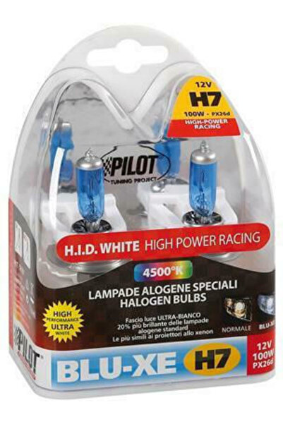 Lampa Λάμπες Αυτοκινήτου Blu-xe H7 Αλογόνου 4500K Λευκό 12V 100W 2 τεμάχια
