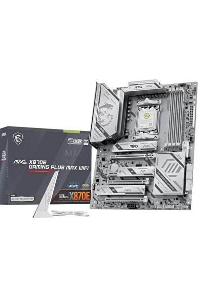 MSI MAG X870E GAMING PLUS MAX WIFI Motherboard, AMD X870E, AM5, ATX, DDR5