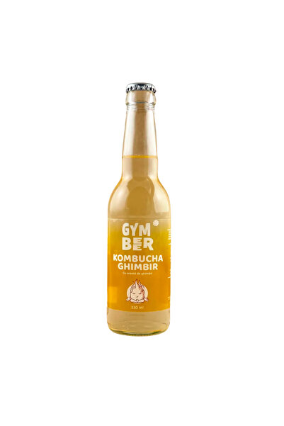 GYM Kombucha cu Ghimbir Gymber, 330 ml, Băutură Fermentată Naturală și Răcori...