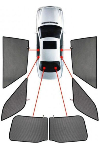 Other Σκιάδια Αυτοκινήτου για Audi A3 Πεντάθυρο (5D) 6 τεμάχια Κωδικός: AU-A3...