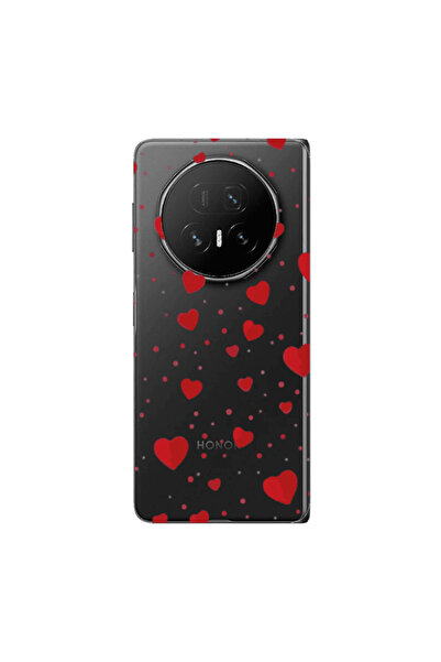 Other Honor Magic V5 Dot hearts Transparent Silicone TPU Θήκη
