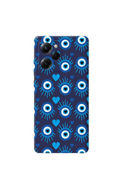 Other Xiaomi Poco X5 Pro Heart Eye Dark blue Colored Silicone TPU Θήκη
