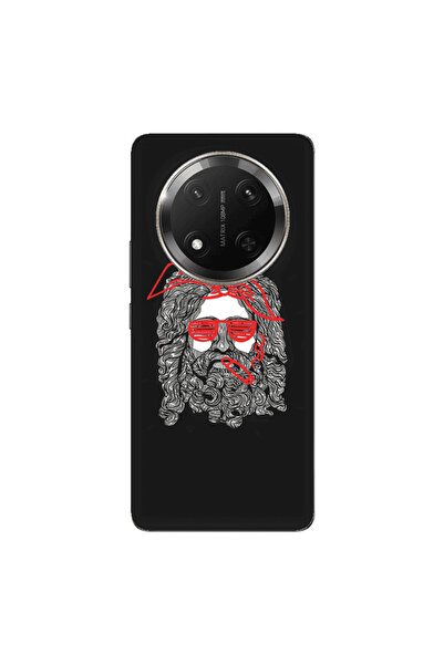 Other Honor Magic 7 Lite Cool glasses Black Colored Silicone TPU Θήκη