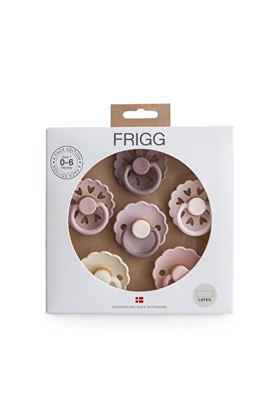 Frigg Σετ 6 Πιπίλες Λάτεξ – Ανθισμένη Αγάπη 0-6 Μηνών