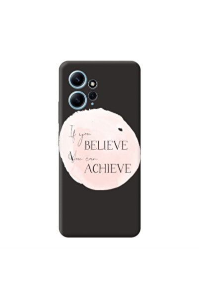 Other Xiaomi Redmi Note 12 4G If You Believe Black Colored Silicone TPU Θήκη