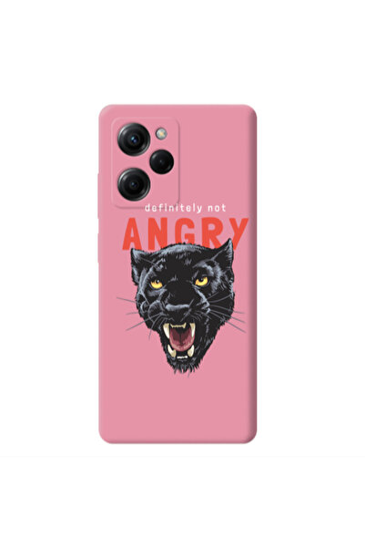 Other Xiaomi Poco X5 Pro Pointed teeth Pink Colored Silicone TPU Θήκη