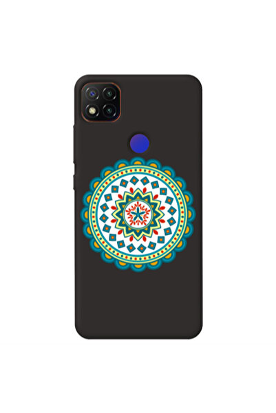 Other Xiaomi Redmi 9c Mandala D11 Black Colored Silicone TPU Θήκη