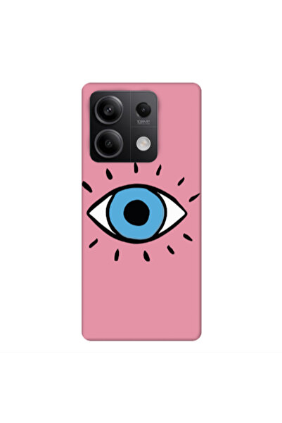 Other Xiaomi Redmi Note 13Pro 5G Shining Eye Pink Colored Silicone TPU Θήκη