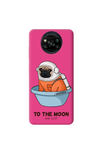 Other Xiaomi Poco X3 /X3 Pro To the moon Fuchsia Colored Silicone TPU Θήκη