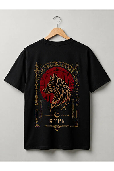 Grafftee Clothing TUNALYA Güçlü Bozkurt Özel Tasarımlı Premium Baskılı Unisex...