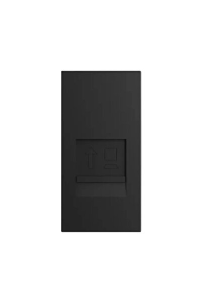 OEM Priză date RJ45 simplă Livolo CAT6, 1 modul, negru