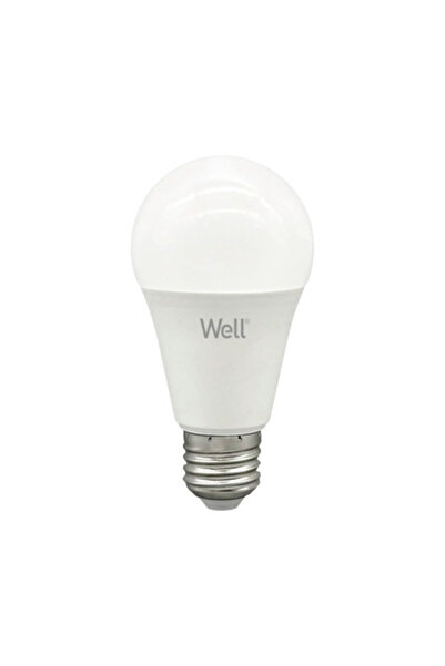 OEM Bec LED Well E27 10W 1100 lumeni, pară mat A60, lumină caldă, senzor lumină