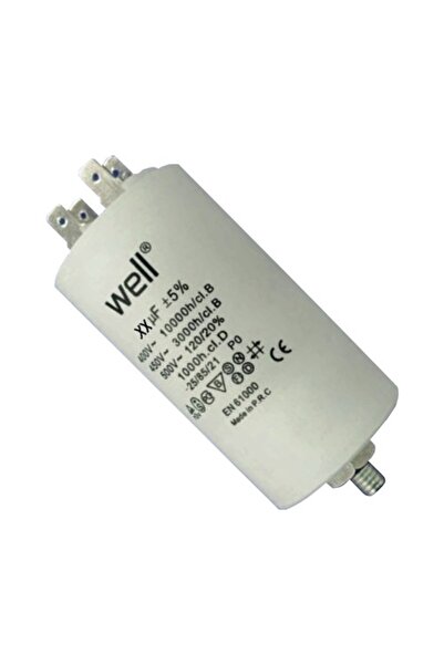 OEM Condensator pornire motor Well 45uF 400V, conectori tip papuc