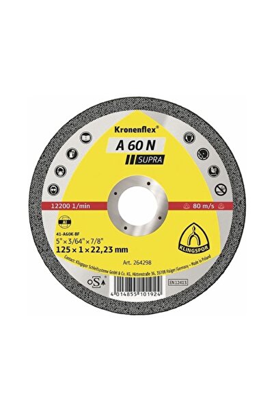 OEM Disc debitare metale neferoase Klingspor A60N Ø125x1x22,23mm