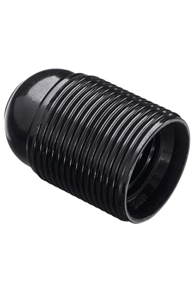OEM Electroplast E27 plastic lamp holder, black color, with external thread