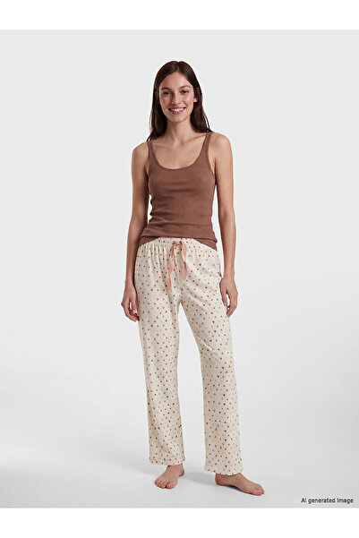 LC Waikiki Peak New Season Heart Patterned Women's Pajama Bottoms
