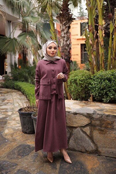 Bwest Linen Suit - Bordo