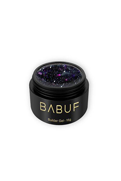 BABUF Gel Autonivelant Glitter BGG – Construcție Unghii cu Efect Sclipitor, 15g
