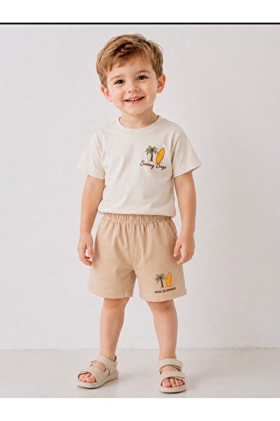 Milanlı Kids Boy's Cotton Summer Set (Top and Bottom)