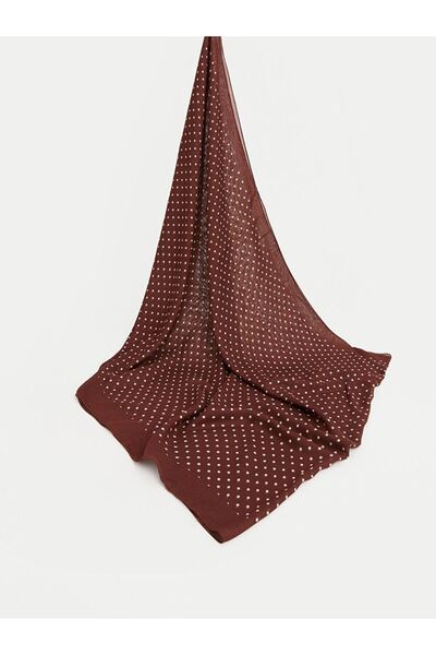 LC Waikiki Lcw Modest Ecru Polka Dot Women's Shawl