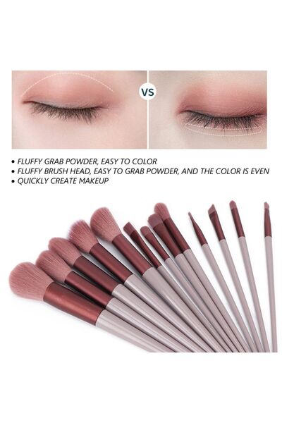 Yallabena Pieces Professional Makeup Brush Set with Soft Fiber Bristles Beaut...