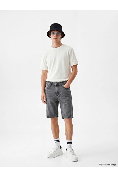 LC Waikiki Regular Fit Men's Jean Shorts (S6)