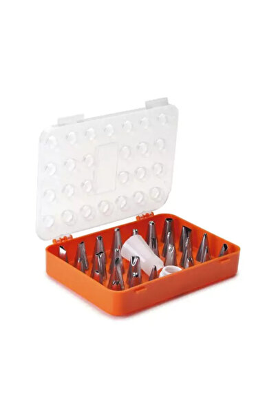 Lacor Set 25 duiuri si adaptor pentru ornat torturi si prajituri, Cake Expert