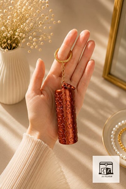 ÇK 3D TASARIM Lip Balm and Lipstick Case Keychain and Bag Accessory